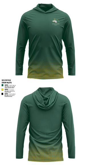 Sweet Home High School Golf 40290902 Long Sleeve Performance Shirt with hood - 2