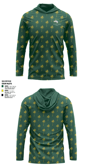 Sweet Home High School Golf 40290902 Long Sleeve Performance Shirt with hood - 3