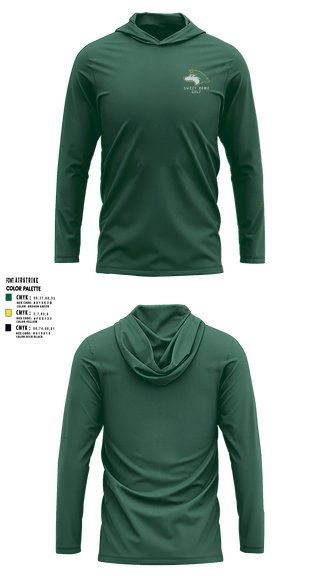 Sweet Home High School Golf 40290902 Long Sleeve Performance Shirt with hood - 5