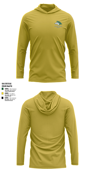 Sweet Home High School Golf 40290902 Long Sleeve Performance Shirt with hood - 7