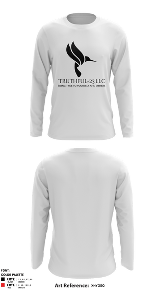 TRUTHFUL-23.LLC 37288792 Long Sleeve Performance Shirt - 3