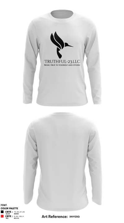 TRUTHFUL-23.LLC 37288792 Long Sleeve Performance Shirt - 3