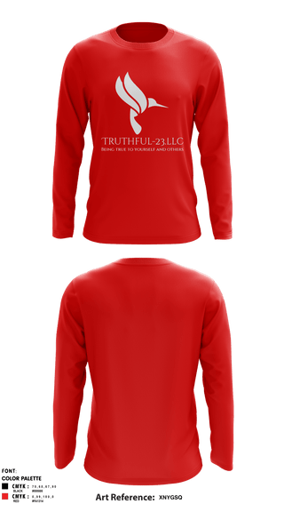 TRUTHFUL-23.LLC 37288792 Long Sleeve Performance Shirt - 4