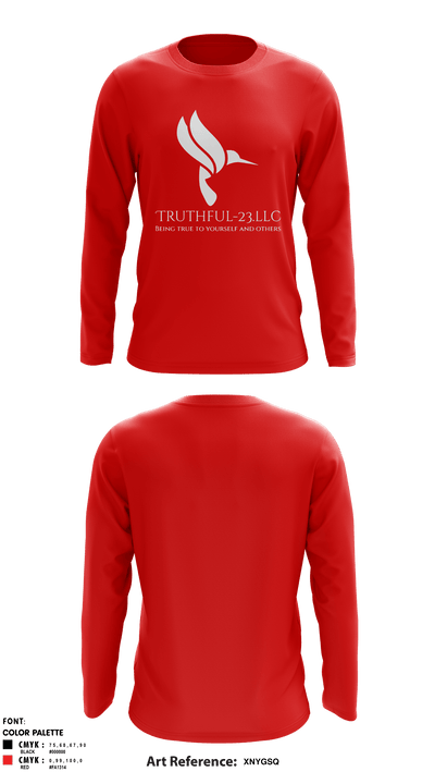 TRUTHFUL-23.LLC 37288792 Long Sleeve Performance Shirt - 4
