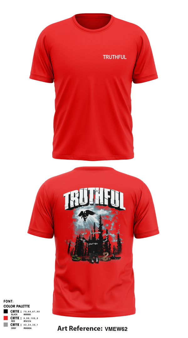 TRUTHFUL-23.LLC 37288792 Short Sleeve Performance Shirt -11
