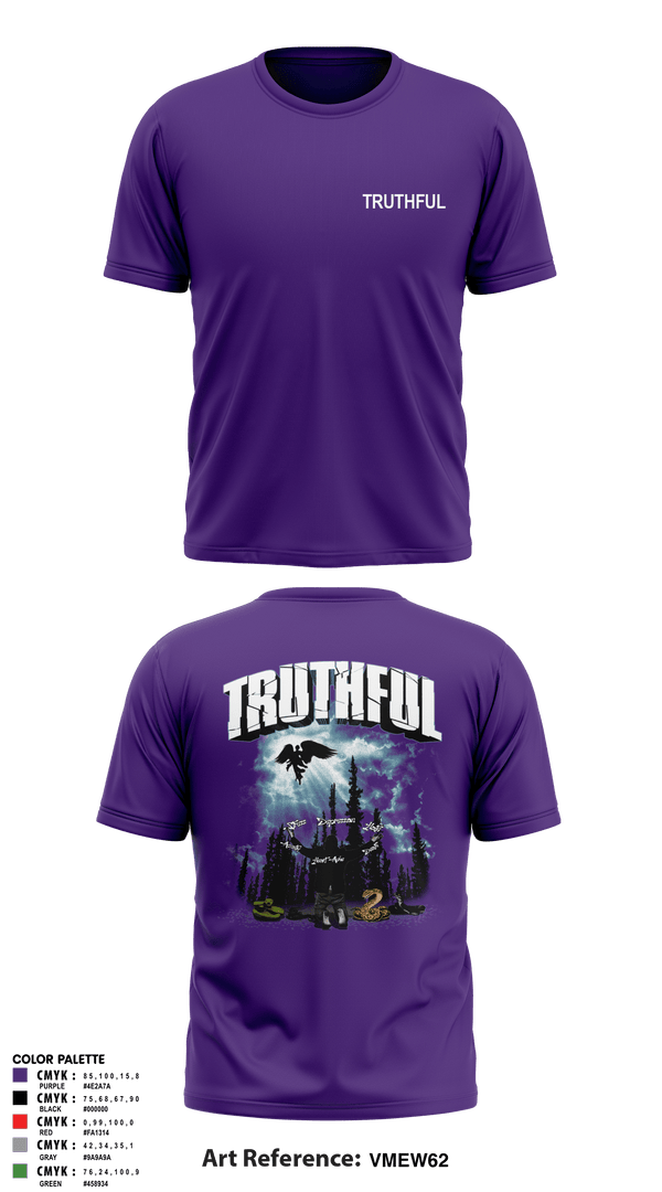 TRUTHFUL-23.LLC 37288792 Short Sleeve Performance Shirt -16