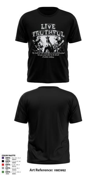 TRUTHFUL-23.LLC 37288792 Short Sleeve Performance Shirt -17