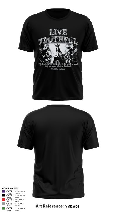 TRUTHFUL-23.LLC 37288792 Short Sleeve Performance Shirt -17