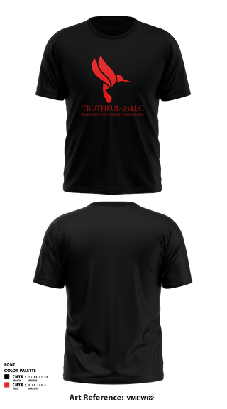 TRUTHFUL-23.LLC 37288792 Short Sleeve Performance Shirt - 2