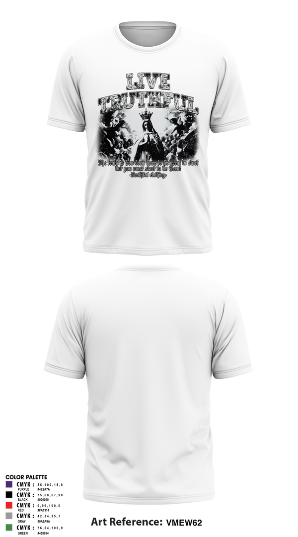 TRUTHFUL-23.LLC 37288792 Short Sleeve Performance Shirt -20