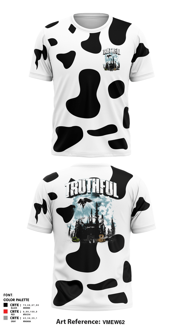 TRUTHFUL-23.LLC 37288792 Short Sleeve Performance Shirt -21