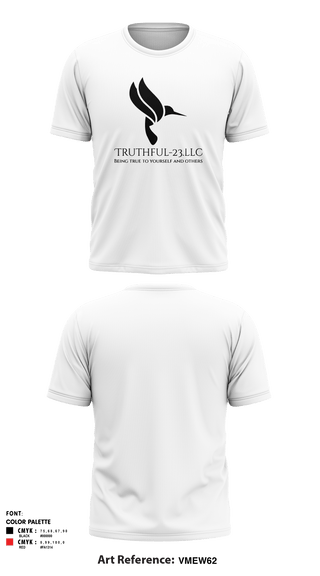 TRUTHFUL-23.LLC 37288792 Short Sleeve Performance Shirt - 3
