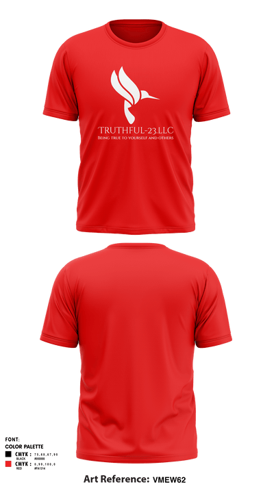 TRUTHFUL-23.LLC 37288792 Short Sleeve Performance Shirt - 4