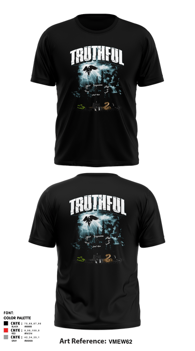 TRUTHFUL-23.LLC 37288792 Short Sleeve Performance Shirt -7
