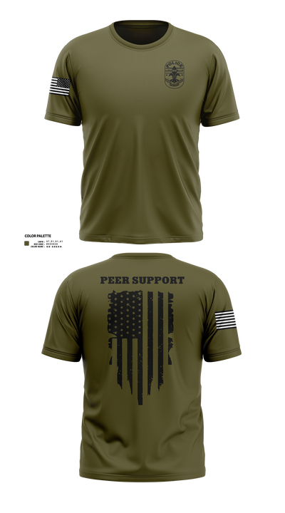 LMPD PEER SUPPORT 60613190 Short Sleeve Performance Shirt - 41