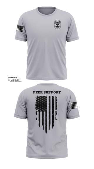 LMPD PEER SUPPORT 60613190 Short Sleeve Performance Shirt - 42