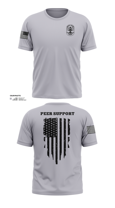 LMPD PEER SUPPORT 60613190 Short Sleeve Performance Shirt - 42