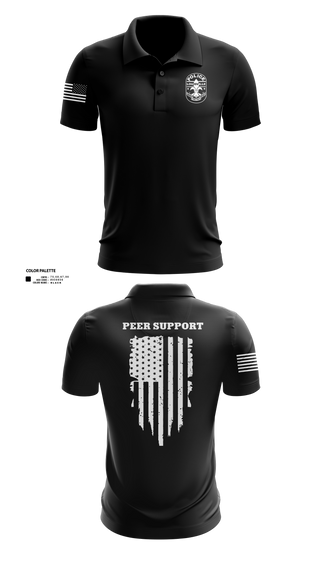 LMPD PEER SUPPORT 60613190 Short Sleeve Performance Polo - 40