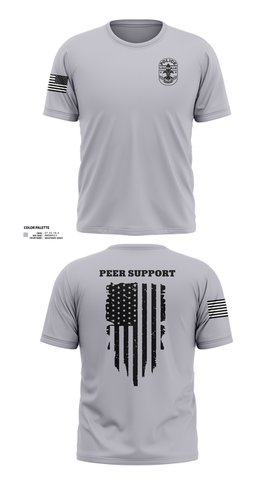 LMPD PEER SUPPORT 60613190 Old School Cotton Feel Shirt - 42
