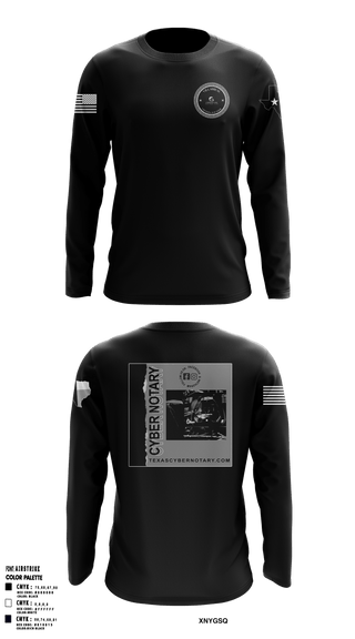 Cyber Notary 71762089 Long Sleeve Performance Shirt - 2