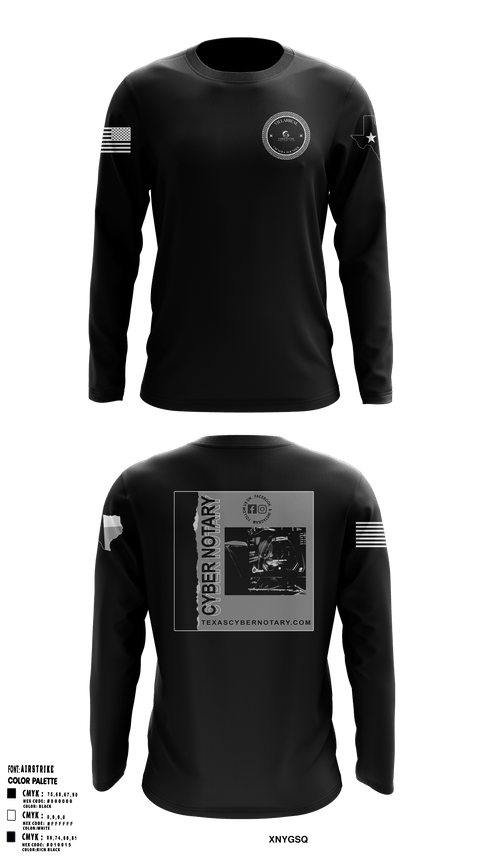 Cyber Notary 71762089 Long Sleeve Performance Shirt - 2