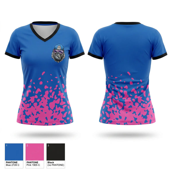 Womens Short Sleeve Vneck Shirt, Party Naked, Baseball, Teamtime, Team time, sublimation, custom sports apparel, team uniforms, spirit wear, spiritwear, sports uniforms, custom shirts, team store, custom team store, fundraiser sports, apparel fundraiser