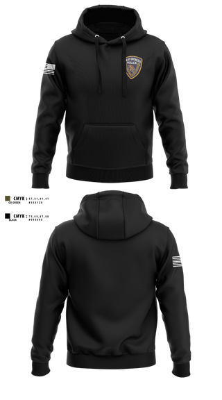 Hoodie, Ohkay Owingeh police, Police, Teamtime, Team time, sublimation, custom sports apparel, team uniforms, spirit wear, spiritwear, sports uniforms, custom shirts, team store, custom team store, fundraiser sports, apparel fundraiser