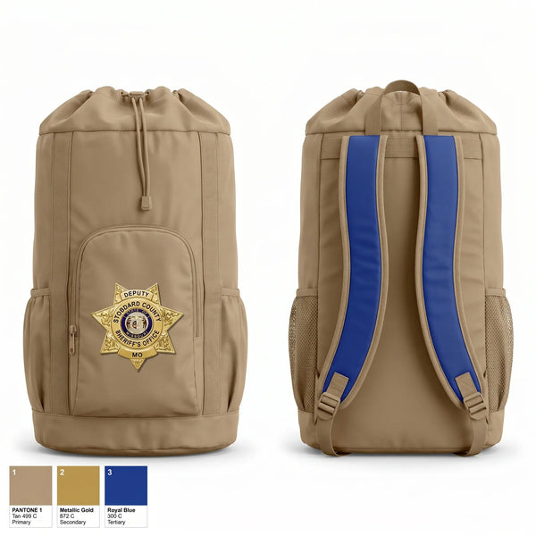 Gear Bag, Stoddard County Sheriffs Office, Police, Teamtime, Team time, sublimation, custom sports apparel, team uniforms, spirit wear, spiritwear, sports uniforms, custom shirts, team store, custom team store, fundraiser sports, apparel fundraiser