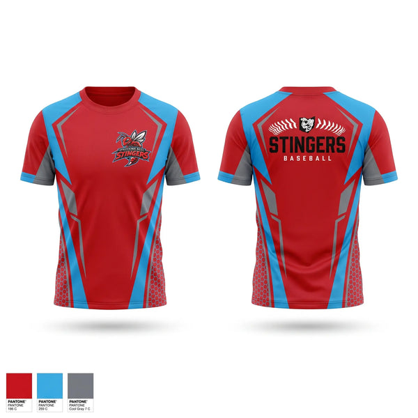 Short Sleeve Performance Shirt, Southern Ohio Stingers, Baseball, Teamtime, Team time, sublimation, custom sports apparel, team uniforms, spirit wear, spiritwear, sports uniforms, custom shirts, team store, custom team store, fundraiser sports, apparel fundraiser
