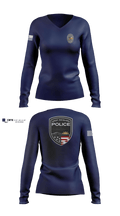West Richland police 7350534 Women's Long Sleeve V-neck Shirt - 100