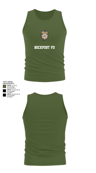 Tank Top, ROCKPORT PD, Police, Teamtime, Team time, sublimation, custom sports apparel, team uniforms, spirit wear, spiritwear, sports uniforms, custom shirts, team store, custom team store, fundraiser sports, apparel fundraiser