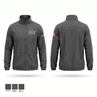 Windbreaker, Rocky Mount Police Department, Police, Teamtime, Team time, sublimation, custom sports apparel, team uniforms, spirit wear, spiritwear, sports uniforms, custom shirts, team store, custom team store, fundraiser sports, apparel fundraiser