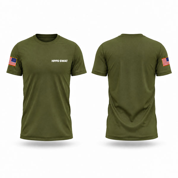 Old School Cotton Feel Shirt, HPPD SWAT, Police, Teamtime, Team time, sublimation, custom sports apparel, team uniforms, spirit wear, spiritwear, sports uniforms, custom shirts, team store, custom team store, fundraiser sports, apparel fundraiser