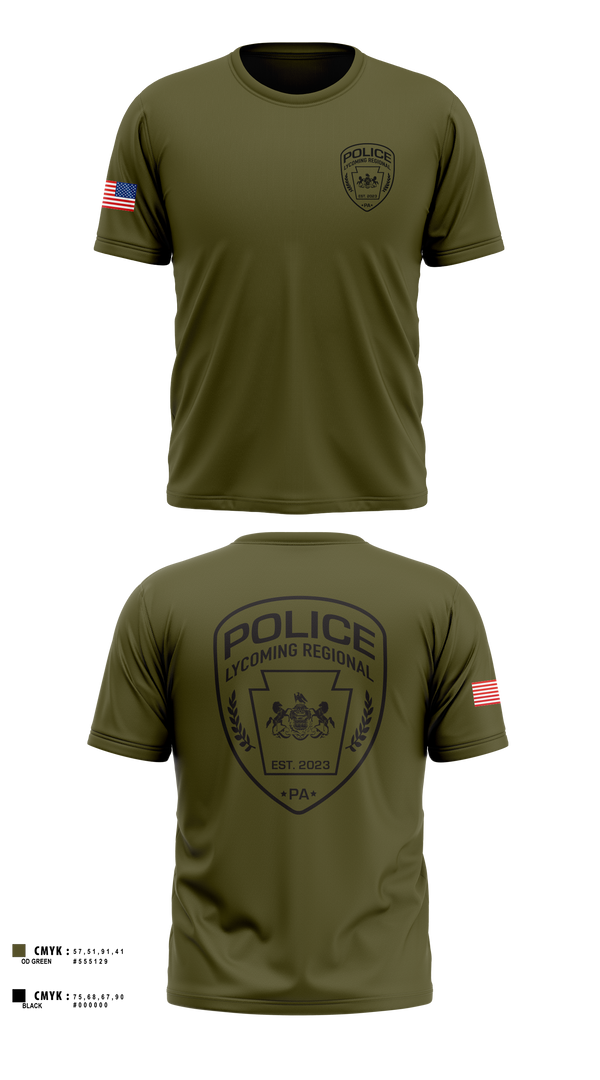 Short Sleeve Performance Shirt, Lycoming Regional Police Department, Police, Teamtime, Team time, sublimation, custom sports apparel, team uniforms, spirit wear, spiritwear, sports uniforms, custom shirts, team store, custom team store, fundraiser sports, apparel fundraiser