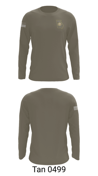 Long Sleeve Performance Shirt, Georgia Department of Public Safety, Police, Teamtime, Team time, sublimation, custom sports apparel, team uniforms, spirit wear, spiritwear, sports uniforms, custom shirts, team store, custom team store, fundraiser sports, apparel fundraiser