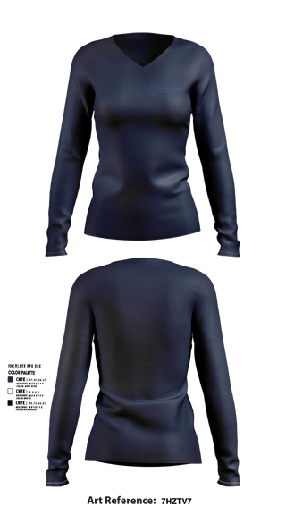 Womens Long Sleeve Vneck Shirt, Strides of Grace equestrian, , Teamtime, Team time, sublimation, custom sports apparel, team uniforms, spirit wear, spiritwear, sports uniforms, custom shirts, team store, custom team store, fundraiser sports, apparel fundraiser