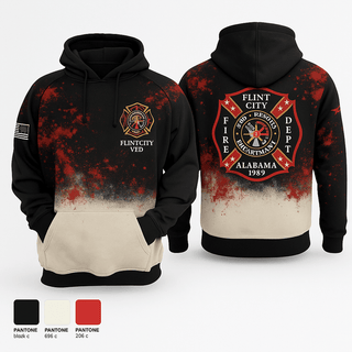 Hoodie, Flint city VFD, Fire Department, Teamtime, Team time, sublimation, custom sports apparel, team uniforms, spirit wear, spiritwear, sports uniforms, custom shirts, team store, custom team store, fundraiser sports, apparel fundraiser