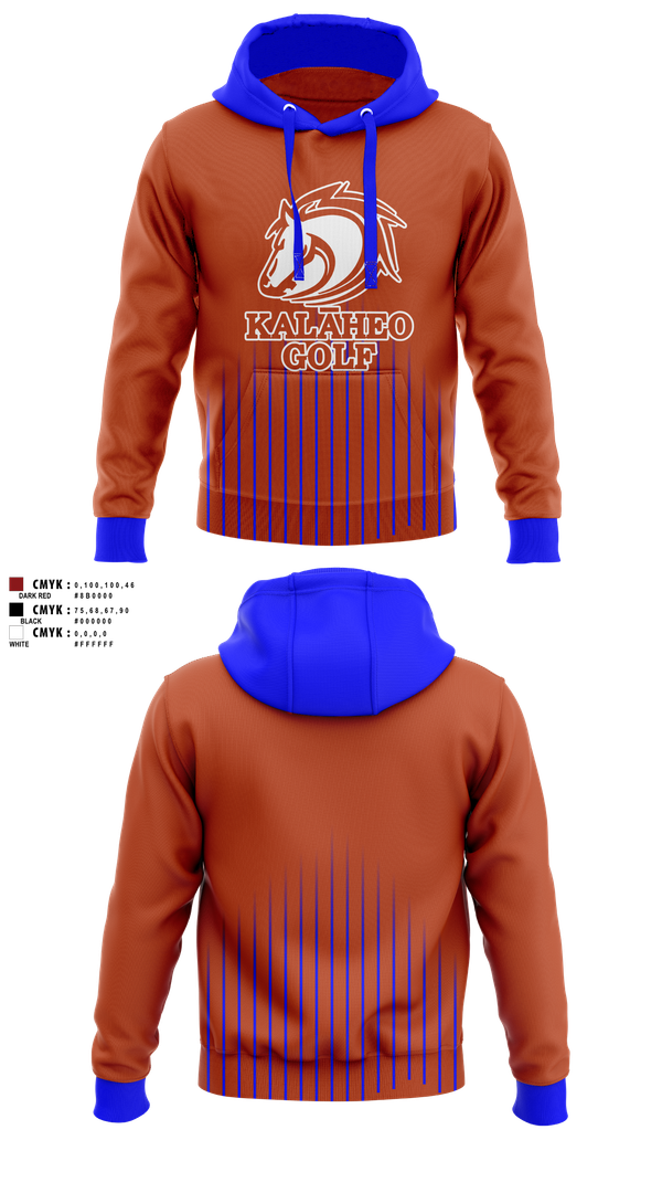 Hoodie, Kalaheo Golf, Golf, Teamtime, Team time, sublimation, custom sports apparel, team uniforms, spirit wear, spiritwear, sports uniforms, custom shirts, team store, custom team store, fundraiser sports, apparel fundraiser
