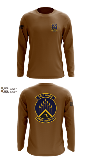 Long Sleeve Performance Shirt, SER-FL-355 TAMIAMI COMPOSITE SQUADRON, , Teamtime, Team time, sublimation, custom sports apparel, team uniforms, spirit wear, spiritwear, sports uniforms, custom shirts, team store, custom team store, fundraiser sports, apparel fundraiser