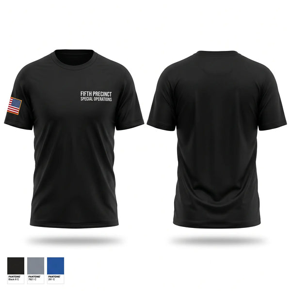 Old School Cotton Feel Shirt, Fifth Precicnt Special Operations, Police, Teamtime, Team time, sublimation, custom sports apparel, team uniforms, spirit wear, spiritwear, sports uniforms, custom shirts, team store, custom team store, fundraiser sports, apparel fundraiser