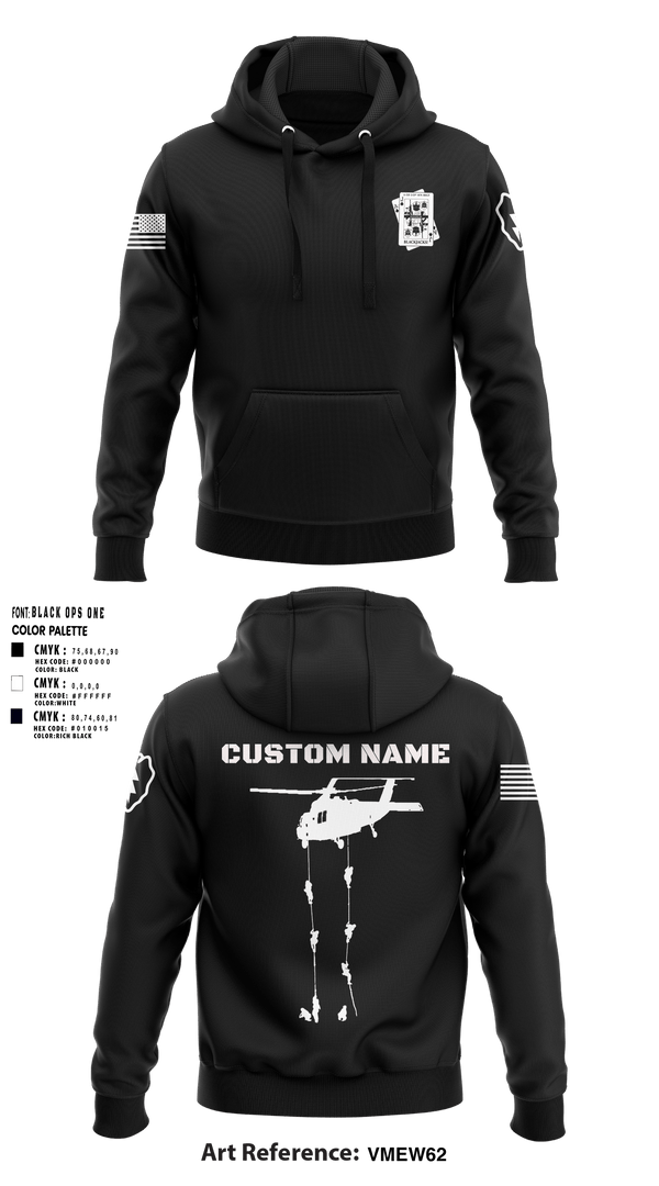 A Co 2-25 AVN Black Jacks 60581999 Hoodie - 5