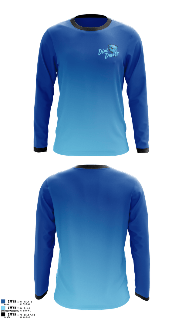 Long Sleeve Performance Shirt, Dirt Devils, Softball, Teamtime, Team time, sublimation, custom sports apparel, team uniforms, spirit wear, spiritwear, sports uniforms, custom shirts, team store, custom team store, fundraiser sports, apparel fundraiser