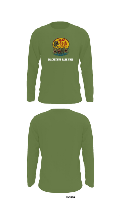 MACARTHUR PARK UNIT 16981211 Long Sleeve Performance Shirt 50