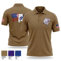Leopard Battalion 76806435 Short Sleeve Performance Polo - 1