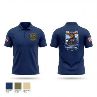 Short Sleeve Performance Polo, CBP Houlton Maine Use Of Force Training Branch, Police, Teamtime, Team time, sublimation, custom sports apparel, team uniforms, spirit wear, spiritwear, sports uniforms, custom shirts, team store, custom team store, fundraiser sports, apparel fundraiser
