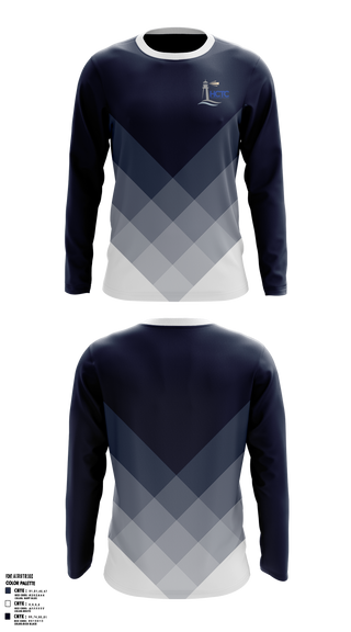 Hancock County Technical Center 2540032 Long Sleeve Performance Shirt - 33