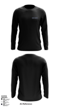 Hancock County Technical Center 2540032 Long Sleeve Performance Shirt - 36