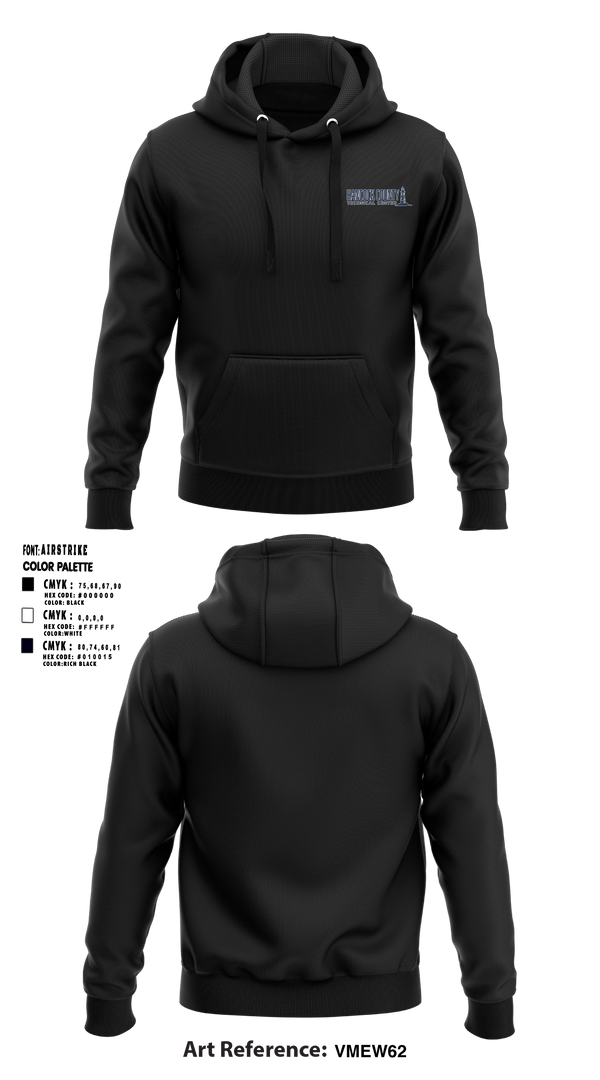 Hancock County Technical Center 2540032 Hoodie - 36