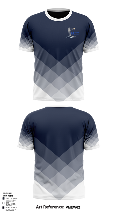 Hancock County Technical Center 2540032 Short Sleeve Performance Shirt - 33