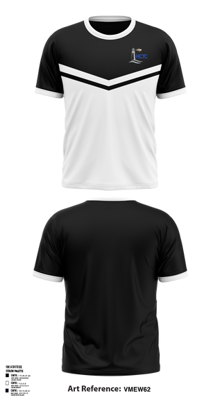 Hancock County Technical Center 2540032 Short Sleeve Performance Shirt - 34